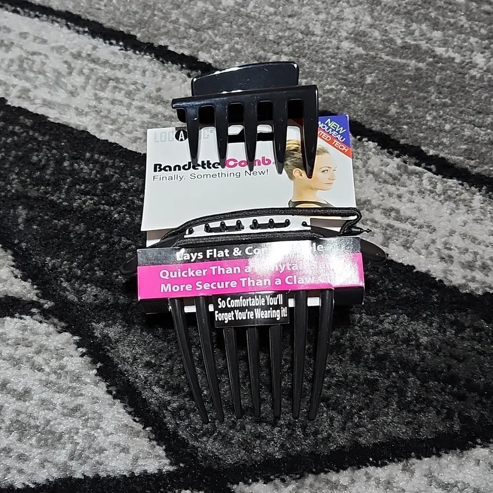 HAIR-TIES ACCESSORIES BUNDLE MINI SCUNCIS- BANDETTE COMB CLIP- PATRIOTIC SCUNCIS